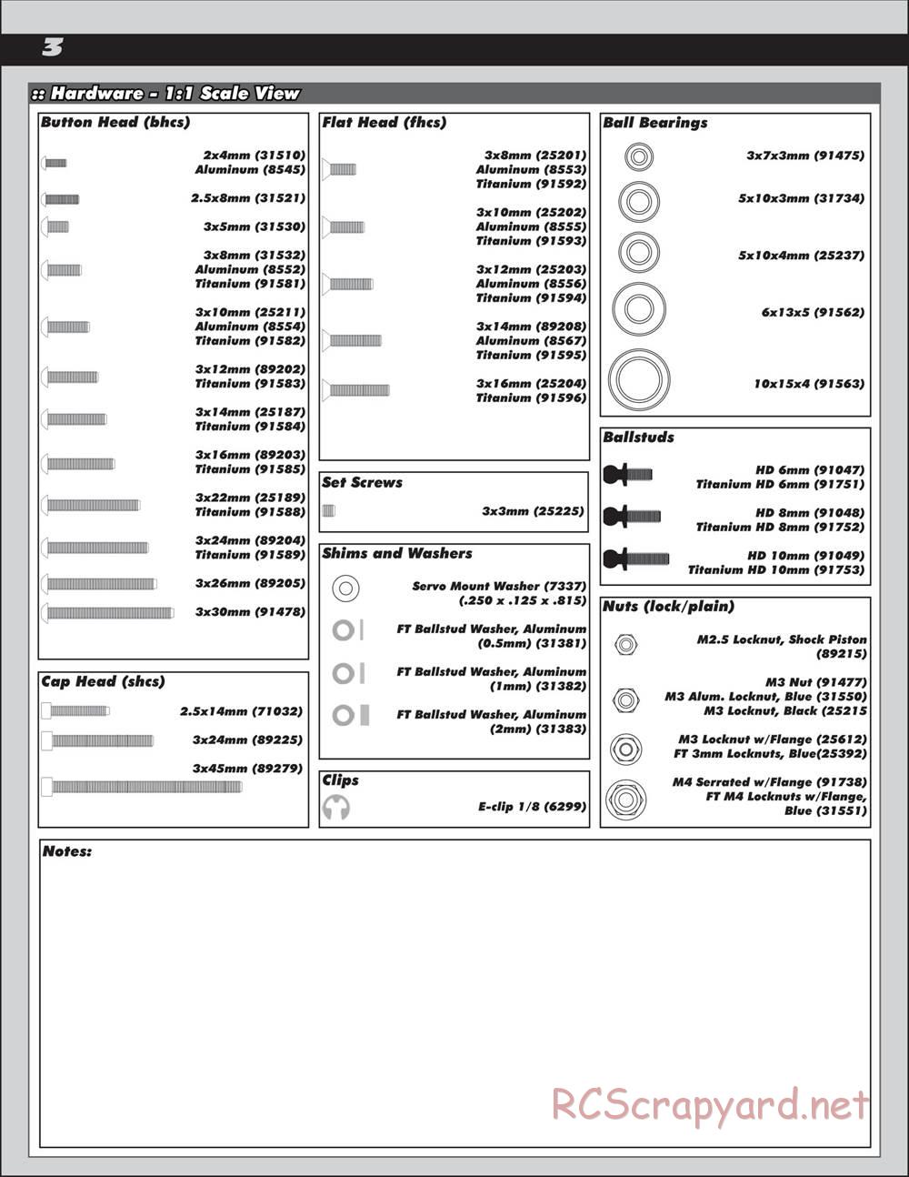 Team Associated - DR10 Drag Race Car - Manual - Page 3